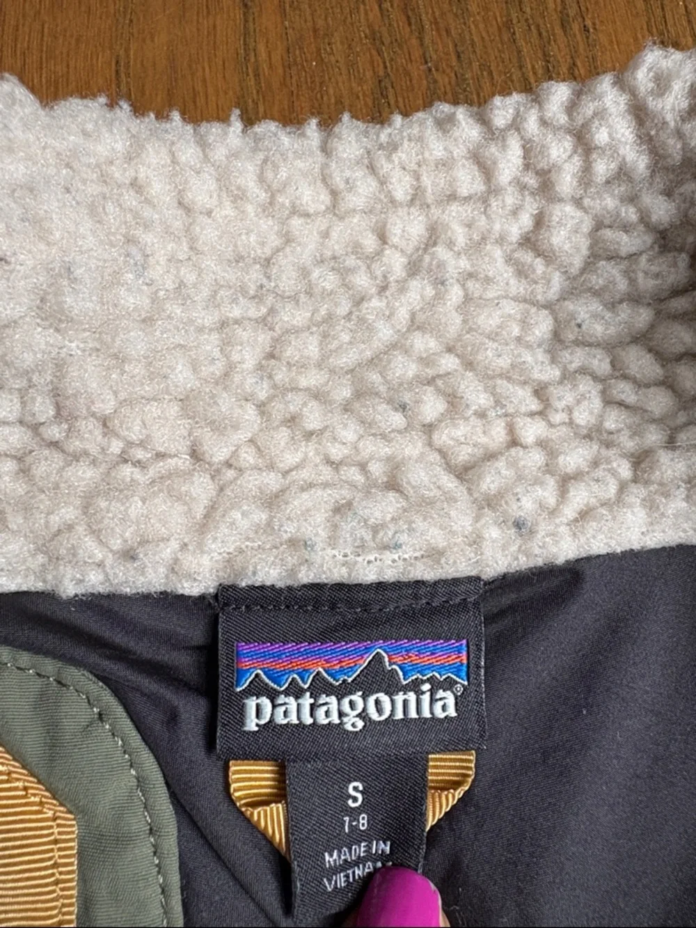 Patagonia kids retro-x jacket size S (7-8) - Picture 5 of 7